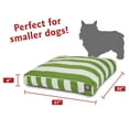 thumbnail image 3 of Majestic Pet | Vertical Stripe Rectangle Pet Bed For Dogs, Removable Cover, Sage, Small, 3 of 5