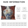 thumbnail image 6 of CMMY  Blue and White Pillow Covers Blue and White Porcelain Pillowcases Blue Vase Chinese Vase Throw Pillow Covers Decorative Pillow Covers 2pcs White, 6 of 6