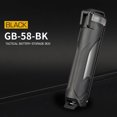 thumbnail image 4 of Peggybuy Portable MOLLE Battery Storage Box Nylon Waterproof for CR123/AAA Batteries, 4 of 9