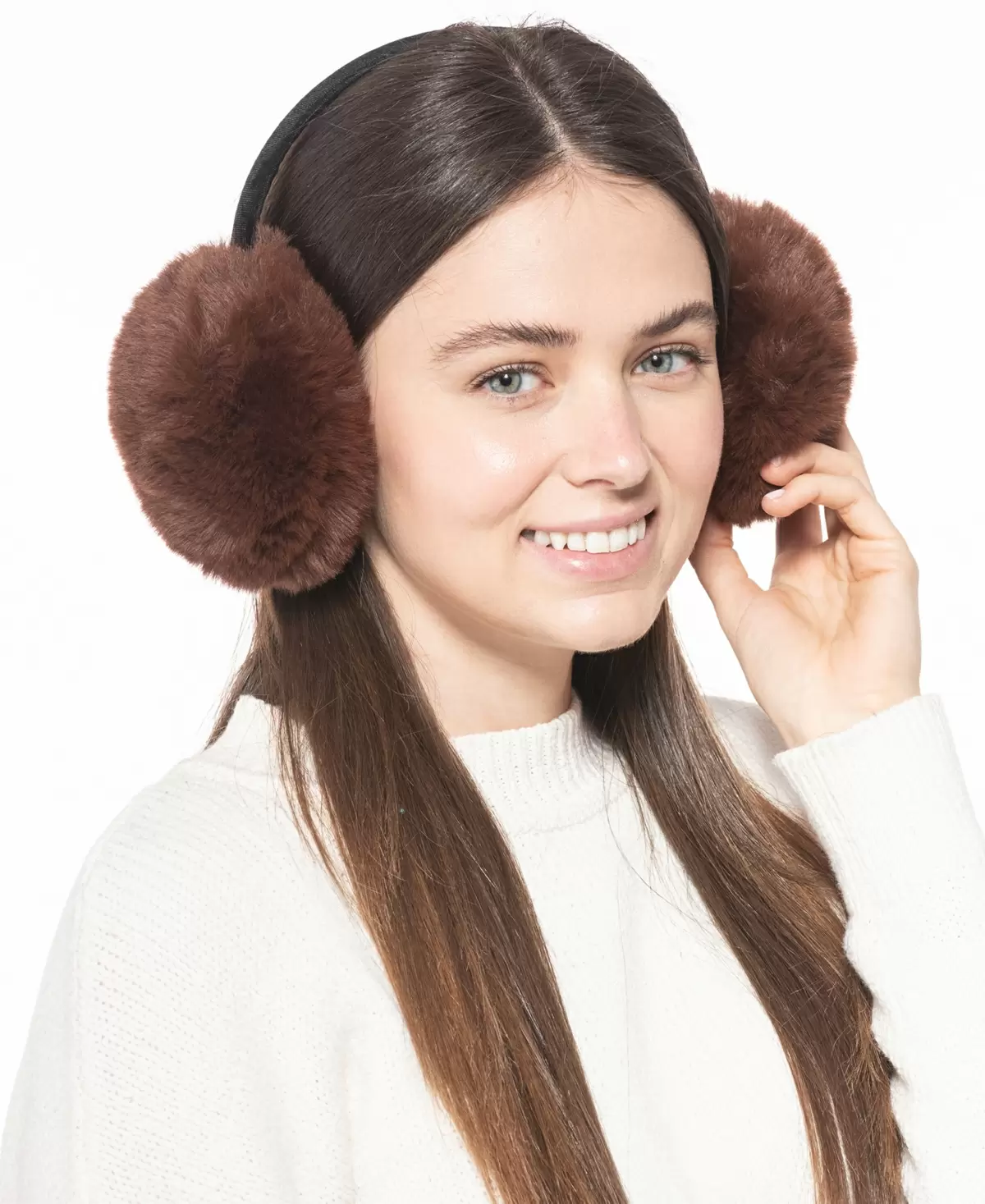 Inc International Concepts Fauxfur Earmuffs Rust One Size