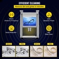 thumbnail image 3 of VEVOR 800ml Ultrasonic Cleaner Portable Washing Machine 35W Mini Dishwasher Lave-Dishes Ultrasound Bath Sonic for Home Appliance My Lux Decor Round, 3 of 6