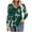 Army Green, variant on Aloohaidyvio Women's Summer Tunic Tops Pleated Long Sleeve Shirts 2025 Crew Neck Dressy Blouses Spring Casual T-Shirts