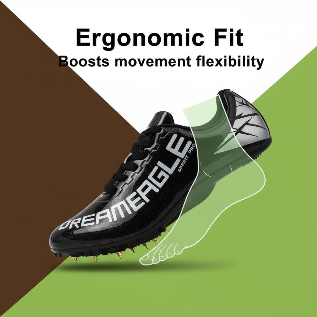 Track and Field Running Spike Shoes for Men, Women, Boys and Girls, Unisex