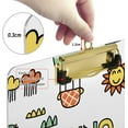 thumbnail image 4 of FMSHPON Green Dino Sun Car Clipboard Hardboard Wood Nursing Clip Board and Pull for Standard A4 Letter 13x9 inches, 4 of 5