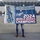 thumbnail image 5 of Bandera WinCraft, campeones del mundo de los Dodgers de Los Ángeles 2024, 90 x 150 cm, 5 of 6