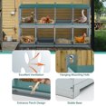 thumbnail image 6 of Aukfa Chicken Nesting Box, 8 Compartments Metal Chickens Egg Laying Nest Boxes for Chickens/Hens/Ducks, 6 of 7