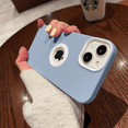 thumbnail image 2 of Funda de lujo con agujero en el logotipo de Candy para iPhone 15, 14, 13, 12, 11 Pro Max Plus, funda trasera suave de silicona líquida a prueba de golpes, accesorios para teléfono, 2 of 5