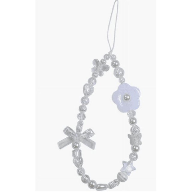 Correa de abalorios para teléfono, bonitos abalorios rosas para teléfono, cadena para teléfono con amor estético, correa para teléfono con cuentas para niña, cordón para teléfono con cuentas de perlas