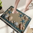 thumbnail image 4 of Tuvgenk Water Absorbing Bathroom Rugs Coastal Bathroom Mats Beachy Nonslip Quick Dry 16 X 24 in, 4 of 6