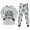 thumbnail image 7 of Kaprioy Boys Pajamas Fall Winter Toddler Boy Pajamas Cotton Pjs Set Kids Dinosaur 2 Piece Long Sleeve Sleepwear, 7 of 7