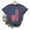 a1000_Dark Blue, variant on Goodtrade8 Womens Short Sleeve Shirts Summer Casual Pullover USA Years Anniversary Red White and Blue Fourth of July Patriotic Crew Neck Graphic Shirts for Women Independence Day