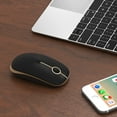 thumbnail image 4 of Bluetooth Mouse, Jelly Comb Slim Dual Mode 2.4GHz Wireless Mouse for Laptop, MacBook, PC, 4 of 9
