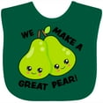 thumbnail image 3 of Inktastic We Make a Great Pear Valentine Girls Baby Bib, 3 of 4