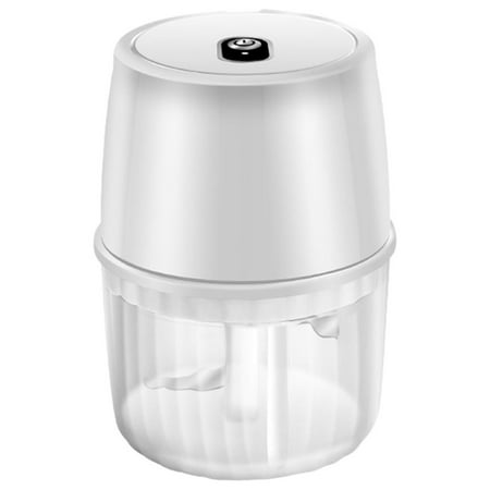 

IPEWLEX Electric Garlic Chopper with 250ML Capacity Stainless Steel Blades Food Grade Material Easy to Clean and Store