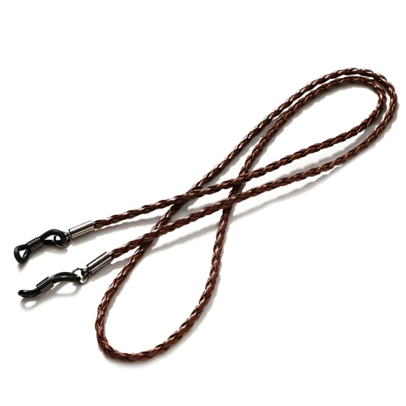 GASTROPOD Eyeglasses Holder Strap Cord Leather Eyeglasses String Holder Chain Necklace Glasses Cord Lanyard Eyeglass Retainer for Men Women Kids (Brown)