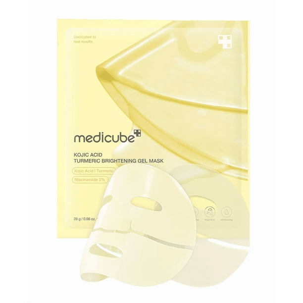 Mascarilla en gel Medicube, ácido kójico, cúrcuma, iluminadora, 1 hoja