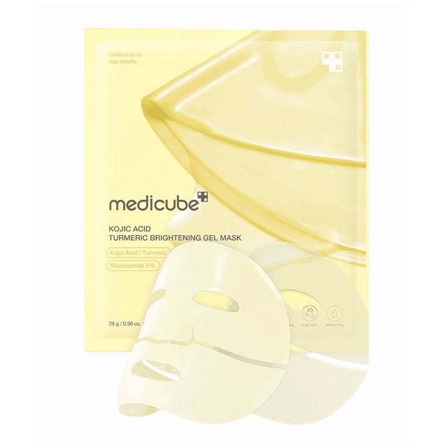 Mascarilla en gel Medicube, ácido kójico, cúrcuma, iluminadora, 1 hoja