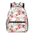 thumbnail image 1 of Balery Lilies Flowers Mochila Escolar Impresa, Mochila Ligera para Viajes Casual, Mochila Duradera y Cómoda Multifuncional, Mochila para Laptop-One Size, 1 of 5