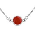 thumbnail image 3 of Striking Double-Sided Red Coral and White Shell Sterling Silver Bracelet, 3 of 6