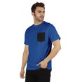 thumbnail image 4 of Inkmeso SolidComfortable Cotton T-Shirt ForMens Classic-Fit Short Sleeve Lightweight Shirt W/ Patch Pocket, 4 of 7