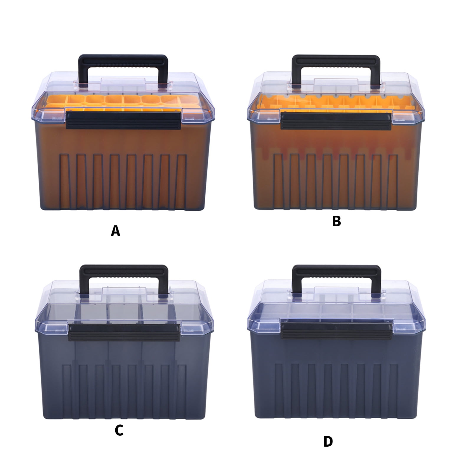 Shrimp Fishing Baits Storage Box Thickened Hard Squid Hook Tackle Lure Organizers Light Weights Fishing Tackle Box