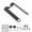 without Rod Bar, variant on harper 2 Pieces Navigation Bracket Motorcycle Front Windshield Expansion Bar Navigation without Rod Bar