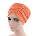 thumbnail image 1 of DPTALR Women India Africa Muslim Stretch Turban Hat Head Scarf Wrap Cap, 1 of 2