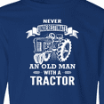 thumbnail image 4 of Inktastic Old Man Tractor Long Sleeve Youth T-Shirt, 4 of 5