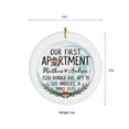 thumbnail image 5 of 1st Apartment Christmas Ornament Xmas 2025, First Christmas in Our New Home Ornament Gift for Couple Housewarming, 5 of 5