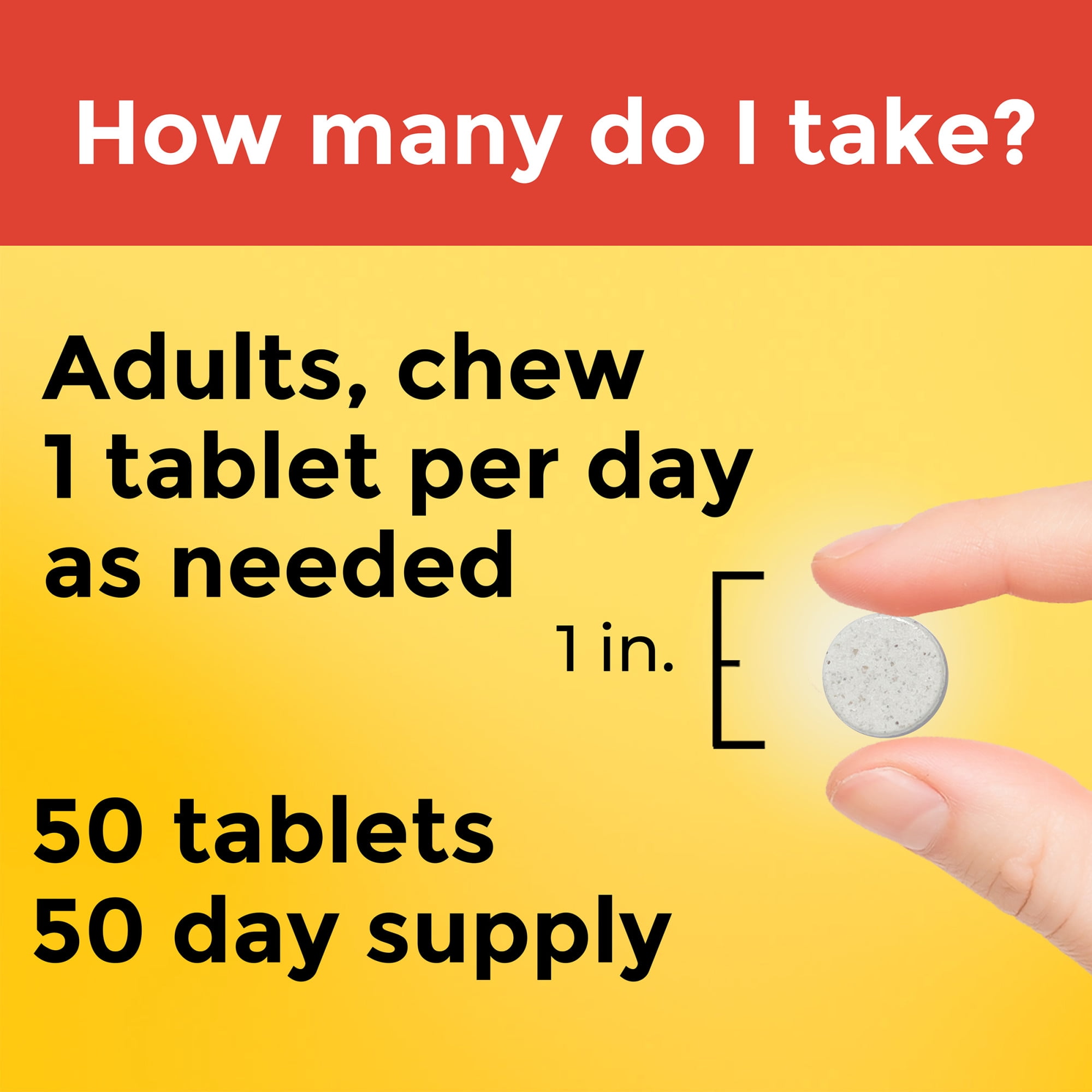 Nature Made Chewable L Theanine 200mg, Stress Relief Support, Chewable Tablets, 50 Count
