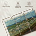 thumbnail image 6 of Elephant Stock Peach Trees In Blossom Wall Art - Horizontal Multi Panel Canvas - Living Room Wall Decor - Nature Multi Panel - Blue And Beige Decor By Vincent Van Gogh - 33" x 20", 6 of 8