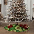 thumbnail image 6 of Kll Big Colorful Avocados Christmas Tree Skirt 48",Party Decorations Farmhouse For Christmas Decorations Holiday Party, 6 of 8