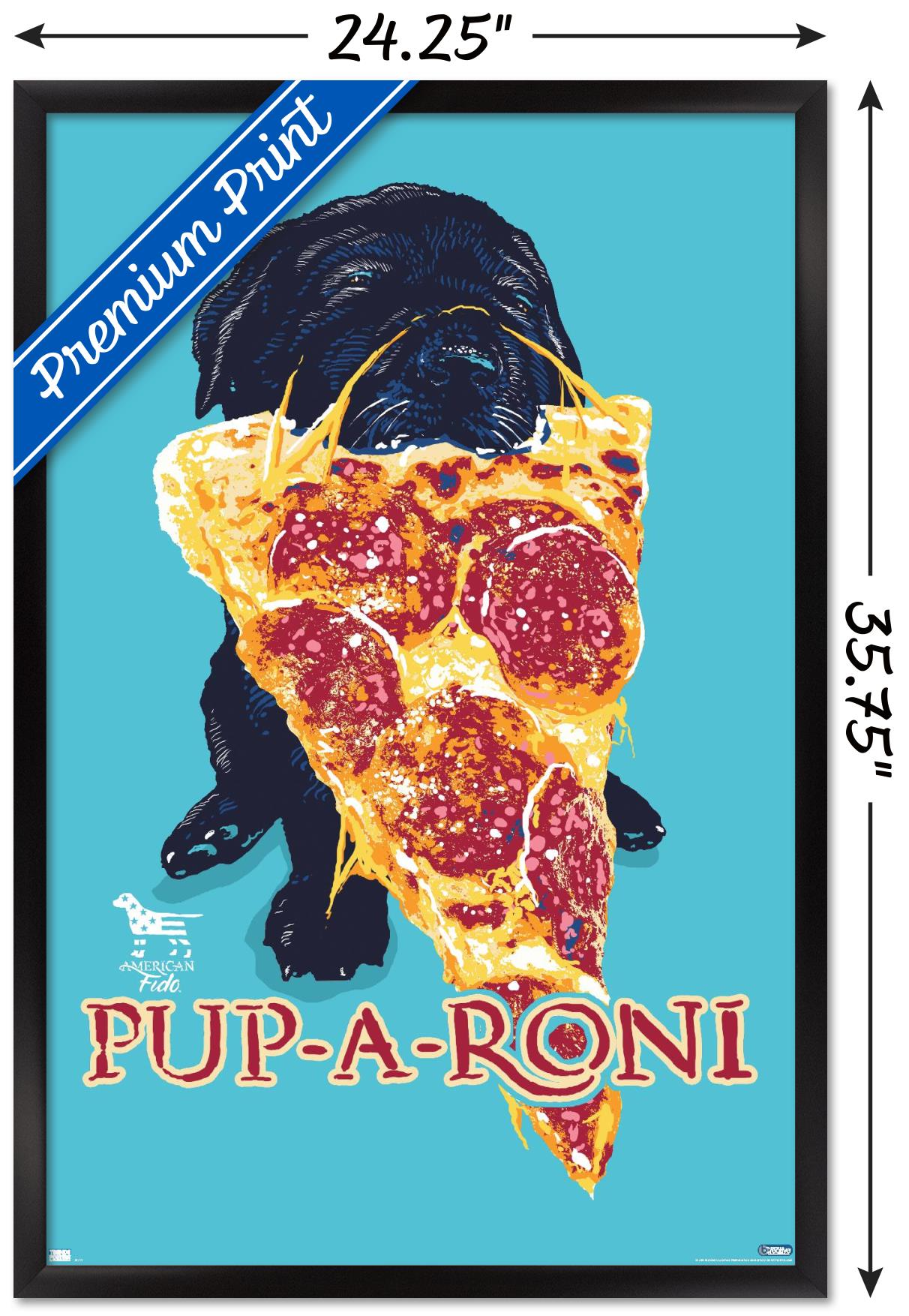 Jim Baldwin - Pup-a-roni Wall Poster, 22.375" x 34" Framed