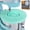 green, variant on PQPO Silicone Mixer Bowl Cover For KitchenAid 6-7 QT Bowl-Lift Stand Mixers, Airtight Food Grade Lid with Collapsible Small Bowl, Splash Guard, Dustproof