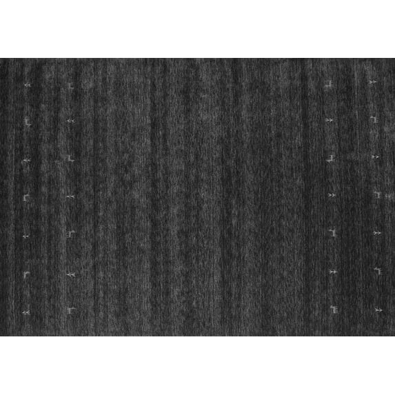 Ahgly Company Indoor Rectangle Abstract Gray Contemporary Area Rugs, 8' x 12'