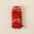 thumbnail image 5 of lnmuld Kids Socks Girls Leg Warmers Knitted Calf Socks Festive Holiday Stocking Stuffers for Toddlers and Children Soft Comfortable Winter Wear Size:One Size, 5 of 6