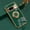 Green, variant on Case Compatible with Google Pixel 8a, with Ring Holder Plating Kickstand Cover Slim Soft Flexible TPU Protective Shock-Absorbing Phone Cases for Women for Google Pixel 8a - Darkgreen