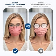 Disposable Face Mask For Adults - Pack Individually Wrapped 4 Ply Protection 5 colors