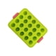 thumbnail image 1 of Matsuzay Molde de silicona con forma de flor, 20 rejillas, resistente al calor, antiadherente, para el hogar, gelatina, pudín, Fondant, molde Herramientas y accesorios para hornear Verde, 1 of 6