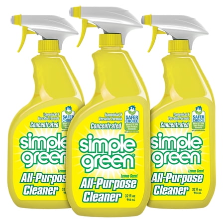 Simple Green All Purpose Cleaner, Lemon Scent, 32 fl oz (3-Pack)