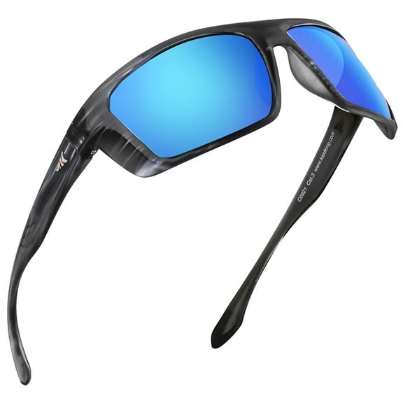 KastKing Polarized Sport Sunglasses Ideal for Driving Fishing Cycling and Running,UV Protection- Huzzah