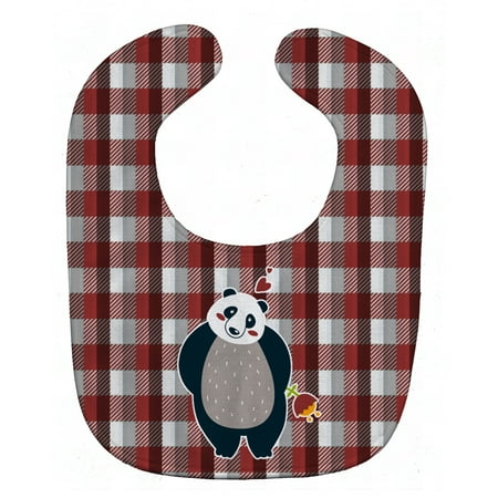 

Carolines Treasures BB6751BIB Panda Love Baby Bib 10 x 13 multicolor