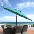 thumbnail image 4 of CorLiving 10ft Wind Resistant Tilting Patio Umbrella with Aluminum & Steel Frame & Round Base, 4 of 7