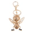 thumbnail image 2 of de cristal de de imitación Monedero Colgante Lvero Lvero Colgador de lves Cute - Flying Negro BLESIY Llavero de cristal, 2 of 2