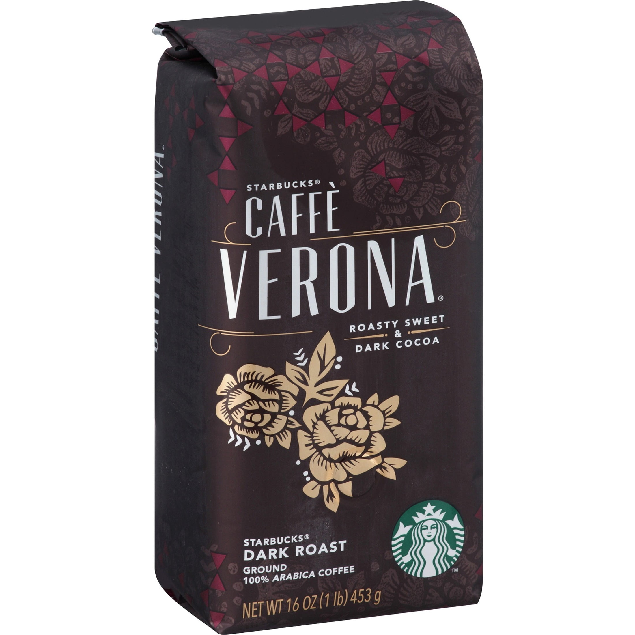 Starbucks, SBK12413966, Caffe Verona Dark Roast Ground Coffee, 1 Each