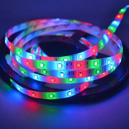 

LED Light Strip 16.4ft RGB LED Light Strip 3528 LED Tape Lights Color Changing LED Rope Lights with Remote for Home