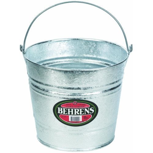 Behrens 5 qt. Galvanized Pail Gray