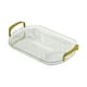 thumbnail image 2 of Bandeja para servir Bandejas decorativas Bandejas para perfumes Bandeja para cosméticos adornada Cocina Blanco, 2 of 8