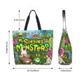 thumbnail image 6 of My Singing Monsters Shoulder Bag Durable Reusable Grocery Bags Shopping Tote Bag for Women, 6 of 9