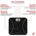 thumbnail image 5 of Escali Kinetic Bathroom Scale for Body Weight with Battery-Free Body Scale Design, Black, 5 of 5